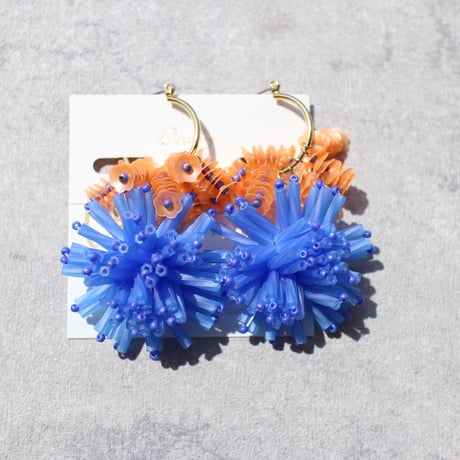 Spark hoop /// Orange & Blue