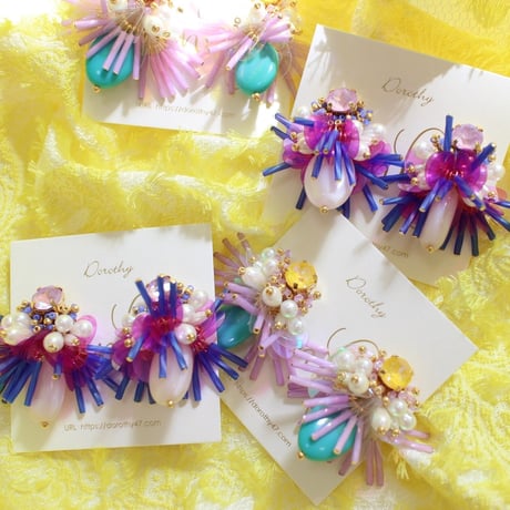 Charme...lavender&vivid pink&baby pink