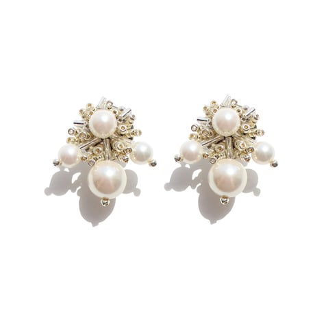Mini ///  Silver & Pearl
