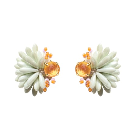 ( 2WAY ) Fashionable hedgehog /// mint & yellow