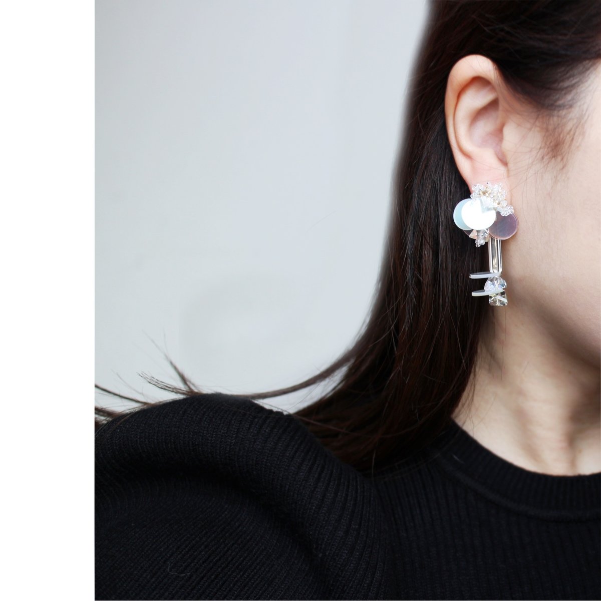 ♡ 空もようさま ♡ 2wayクリップイヤリング 2way 「 レディ 」 イヤリング