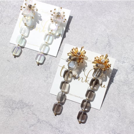 2WAY //Glass chain … grey