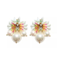 Flower pearl /// mint & pink