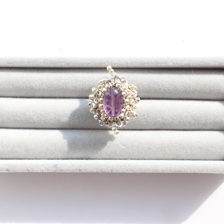 Gemstone /// Ring - silver