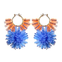 Spark hoop /// Orange & Blue