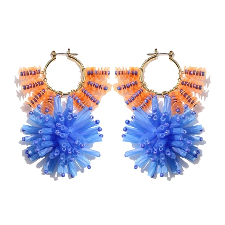 Spark hoop /// Orange & Blue
