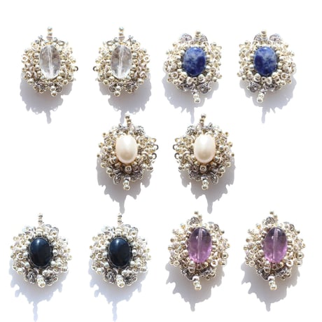 Gemstone mini /// silver  ver