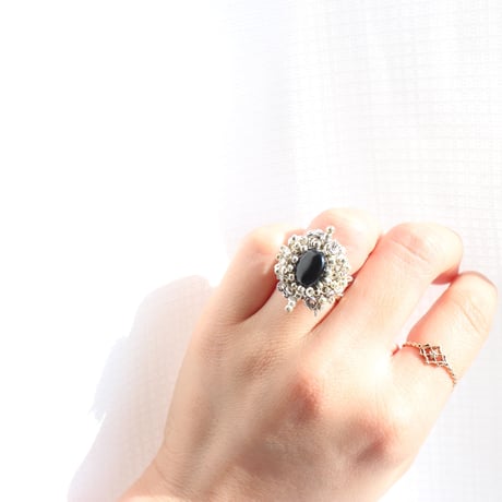 Gemstone /// Ring - silver