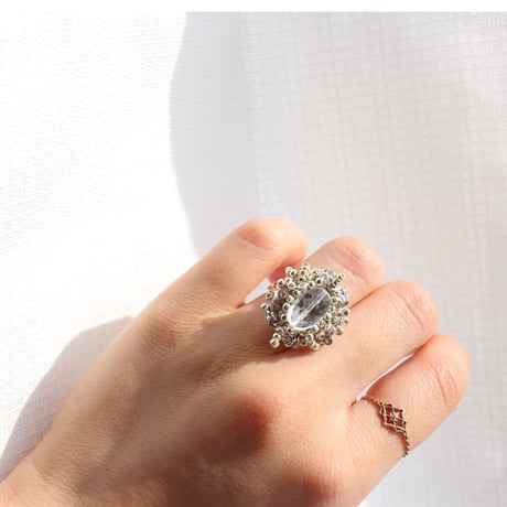 Gemstone /// Ring - silver