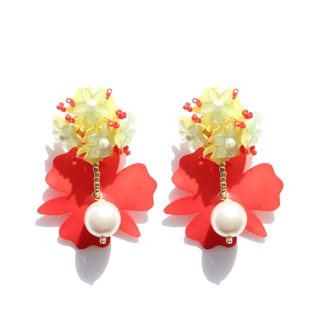 Multi Flower ///  Yellow & Orange red