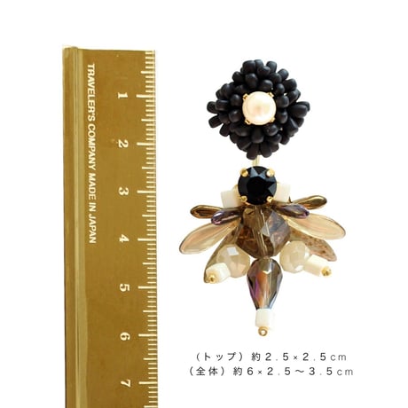 multicolored Bee＆FlowerGarden///black & khaki