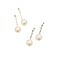 antique chain & big Pearl catch///gold & silver