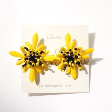 Gerbera...yellow × black