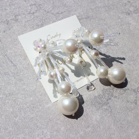 Clear shower & pearl