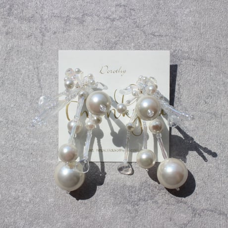Clear shower & pearl