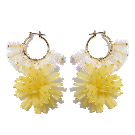 Spark hoop /// Aurora & yellow