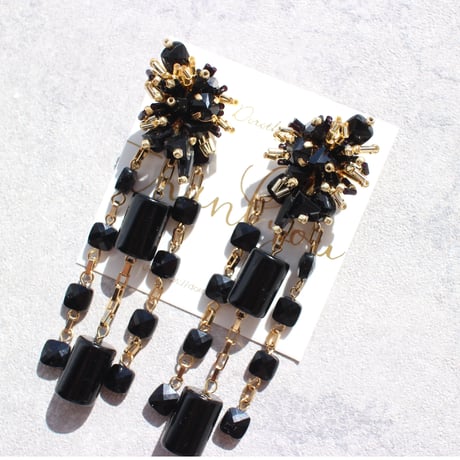 2WAY // Eleanor…Black (gold）
