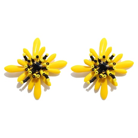 Gerbera...yellow × black