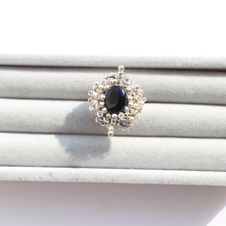 Gemstone /// Ring - silver