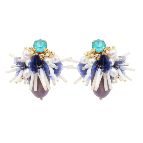 Charme…emerald green&blue&purple
