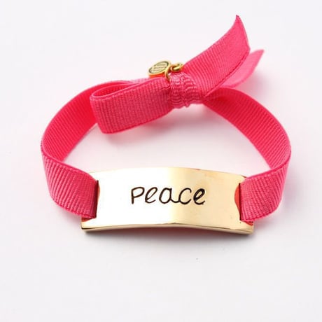 Charm Bracelet "Peace" - Gold