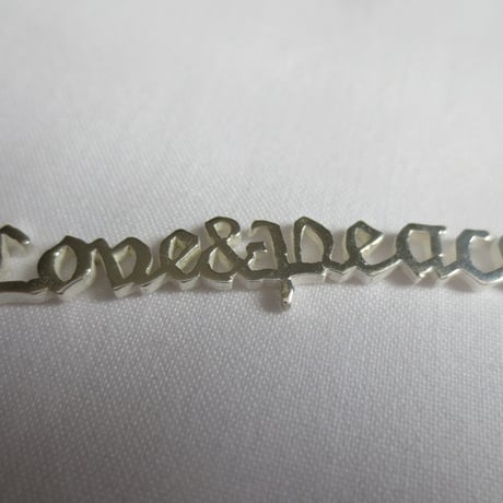 Love&Peace Necklace - Silver