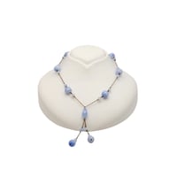 Art déco  Blue Necklace（NE1542）