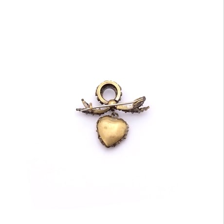 Victorian Paste Heart Brooch（BR2522）