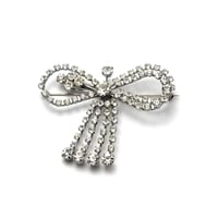 Rhinestone Bow Brooch（BR1296）