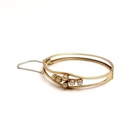 Genuine Pearl Bangle Bracelet （BL1405）