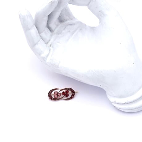 Victorian Bohemian Garnet Brooch（BR2523）