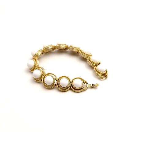 TRIFARI White Lucite Bracelet（BL1393）