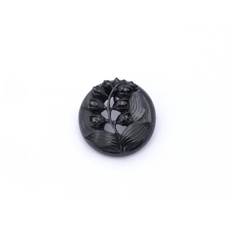 Lily of the valley Jet Brooch,Pendant Top（BR2521）