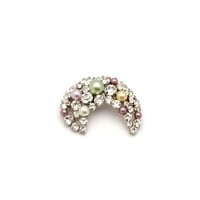 Rhinestone&Colorful Pearl Brooch（BR1490）