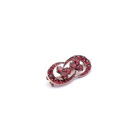 Victorian Bohemian Garnet Brooch（BR2523）