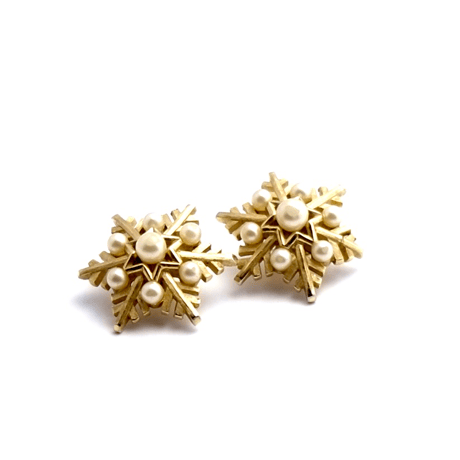 TRIFARI Snowflake Earrings（ER1178）