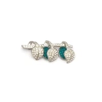Rhinestone Leaf Brooch（BR1294）