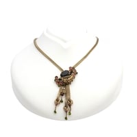 Dangling Rhinestone Necklace（NE1233）
