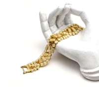 Vanilla Color Glass Bracelet（BL1418）