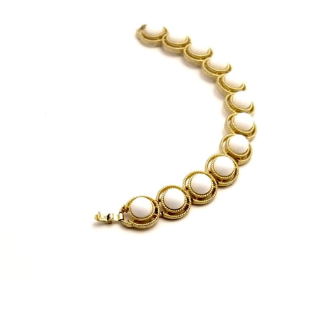 TRIFARI White Lucite Bracelet（BL1393）