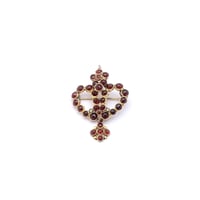 Victorian Bohemian garnet Brooch（BR2531）
