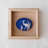 Mayumi Tomita 光琳図案刺繍帯留