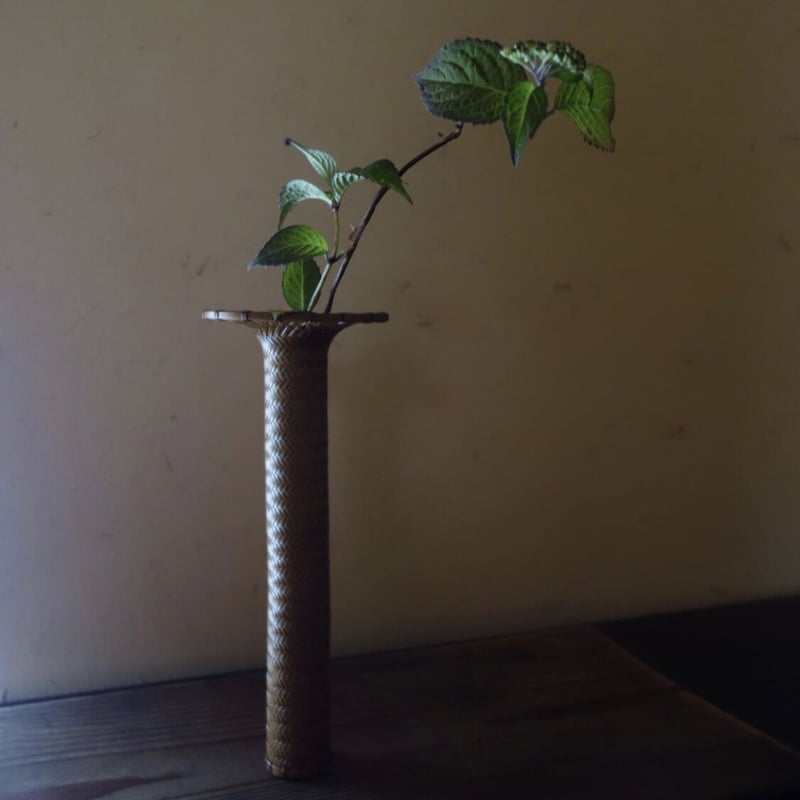 竹花入れ Yoshimichi Yoshida 吉田佳道 四角竹掛花入れ mado III | g's