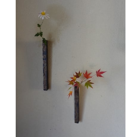 Norikazu Ogawa 小川記一　鉄彩掛け花入　(大)