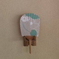 Hidetoshi mito 睡蓮ミニ団扇　限定品(定型封筒付き)