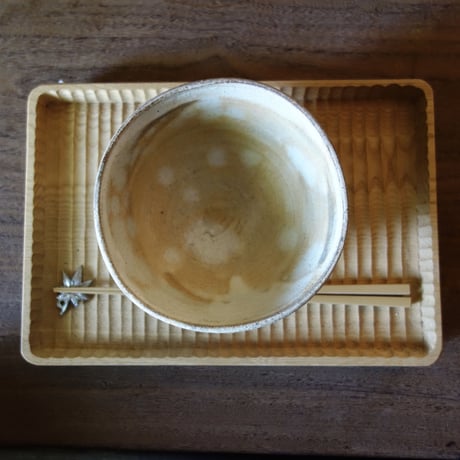 Kenzo Ogawa 小川顕三陶房　 粉引飯碗(お茶漬け碗)