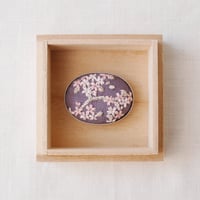 Mayumi Tomita 桜刺繍帯留