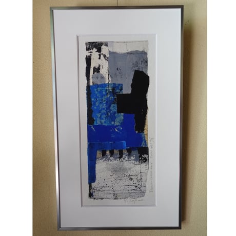Yoko Takao　鷹尾葉子　版画　Encaustic croi GM1/5 (額共)