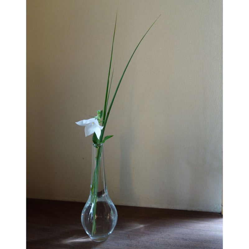 花器つるべ Kaori Kawanabe 吹きガラス鶴首花器 | g's gallery