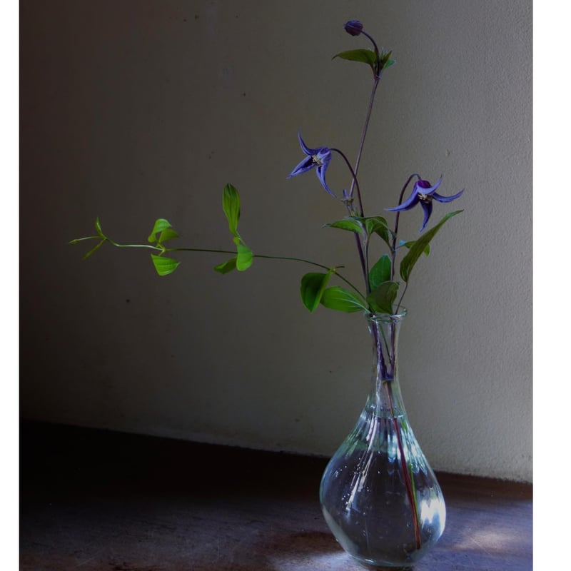 琵琶湖彩モール鶴首花器 | g's gallery